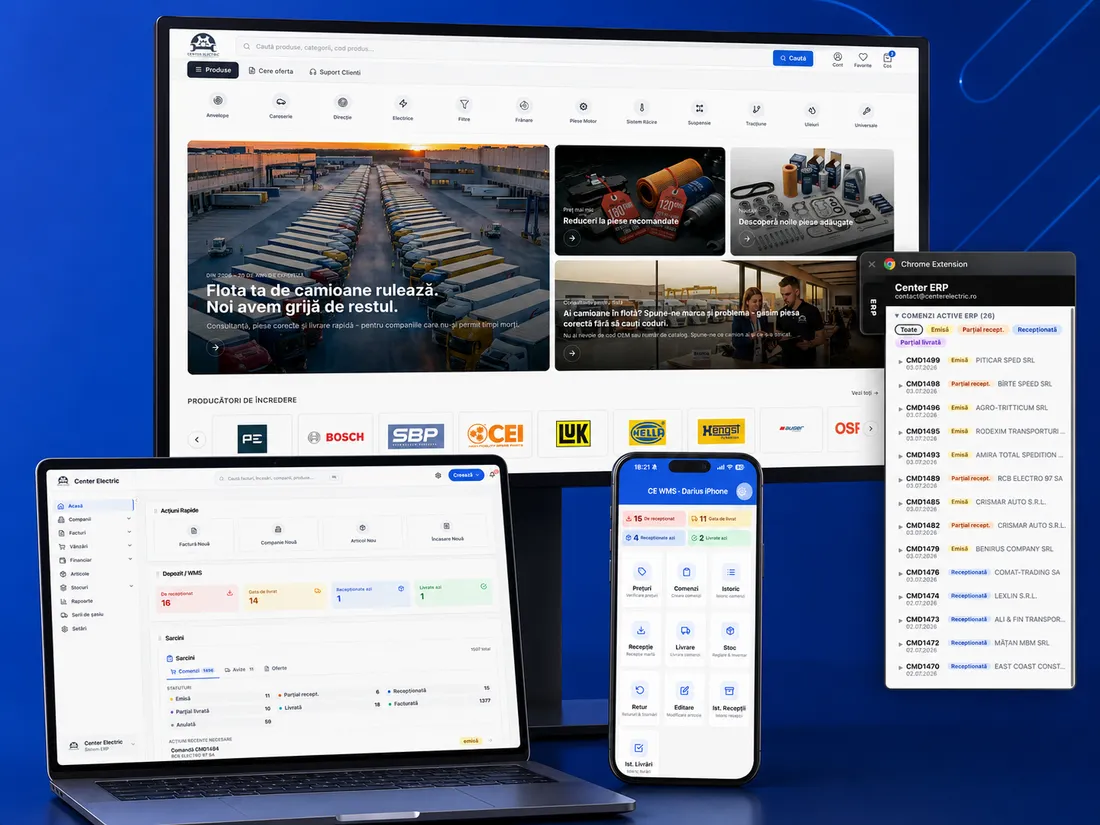 The Center Electric digital system built by Webmate
